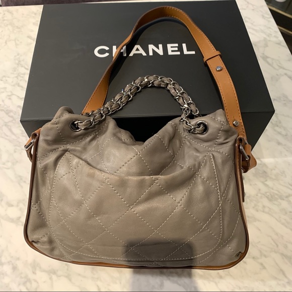 Chanel Grey Handbag Purse - Picture 13 of 13